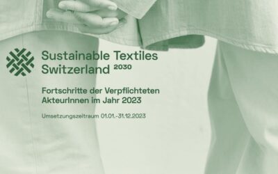 Erste Fortschritte bei den Textilunternehmen des Programms Sustainable Textiles Switzerland 2030